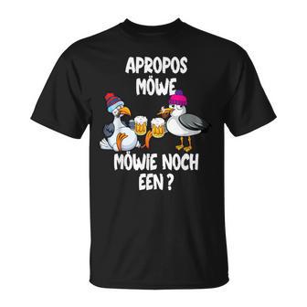 Apropos Möwe Möwie Noch Een Plattdeutsch Norddeutsch T-Shirt - Geschenkecke