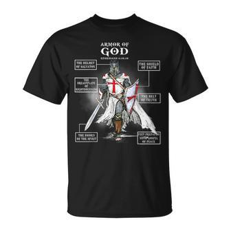 Armor Of God Knight Templar Christian T-Shirt - Thegiftio UK