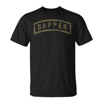 Armyapper Tab Ocp 胸にグリーン アンティーク調 Tシャツ - Kawaiitshirt
