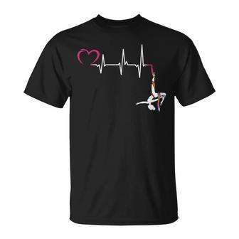 Arobate Aérien Rythme Cardiaque Aerialilks Cirque Gymnastique T-Shirt - Cadeauxyz