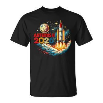 Artemis Ii Space Rocket Launch Mission To The Moon Artemis T-Shirt - Thegiftio UK