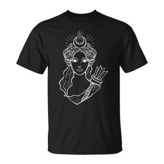 Artemis Jagd-Göttin Mythologie Fan Und Jäger T-Shirt - Geschenkecke