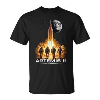 Artemis Launch To The Moon Astronaut Explorer T-Shirt - Thegiftio