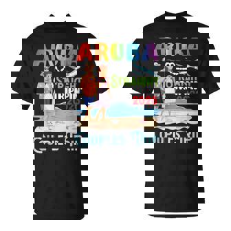Aruba Straight Trippin Couples Trip 2026 Vacation Beach T-Shirt | Mazezy