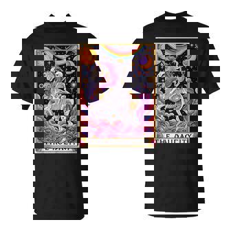 The Audacity Tarot Card Cute Rainbow Skeleton Unicorn Lover T-Shirt - Monsterry