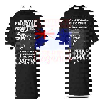 Australia Flag Proud Elegant Australian Boyfriend Girlfriend T-Shirt | Mazezy