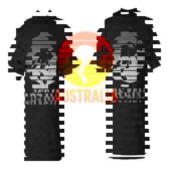 Australia Vintage Kangaroo Outback Nature T-Shirt | Mazezy