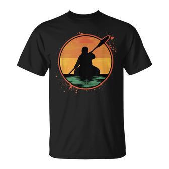 Aventura En Kayak De Regalo Al Atardecer En Kayak Camiseta unisex - Regaloses