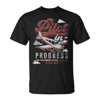 Avionolant Pilote En Cours Cadeau Pour Un Pilote T-Shirt - Cadeauxyz
