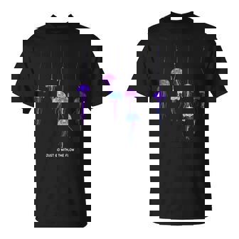 Awesome Cute Underwater Fish Sea Just Go With Flow Jellyfish T-Shirt - Thegiftio