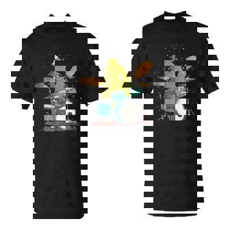 Awesome Tree Rock Costume With Drums Instrument Tank Top T-Shirt | Mazezy