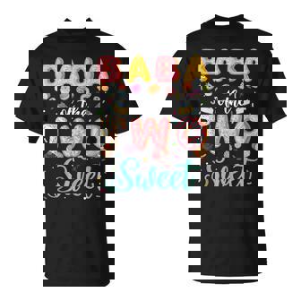 Baba Of The Two Sweet Birthday Girl Donut Lover Tank Top T-Shirt | Mazezy