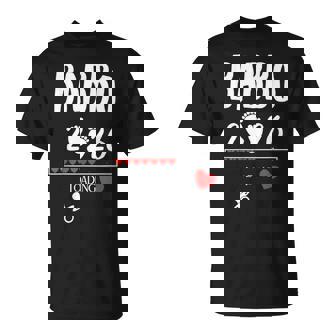 Babbo 2026 Futuro Babbo Loading Quasi Papà Gravidanza Uomo Maglietta - Novitaregali