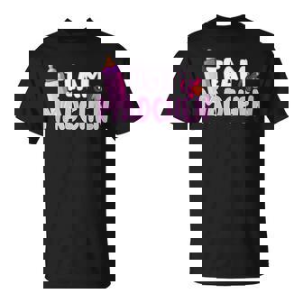 Baby Gender Reveal Party Lustiges Team Mädchen T-Shirt - Seseable