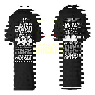 My Backyard A Chicken Soap Opera Humor Hen Farmer Tank Top T-Shirt | Mazezy