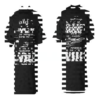 Bad Cricket Day Is Better Than Work Sport Tank Top T-Shirt | Mazezy