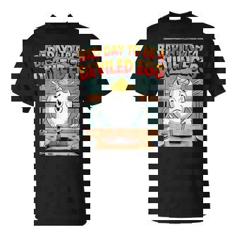 Bad Day To Be A Deviled Egg Joke Food Lover T-Shirt | Mazezy