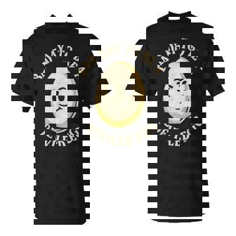 Bad Day To Be A Deviled Egg Retro Food Pun Humor T-Shirt | Mazezy