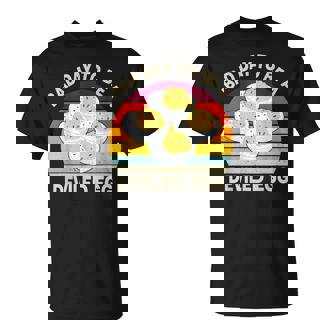 Bad Day To Be A Deviled Egg Thanksgiving Dinner Food Humor T-Shirt | Mazezy