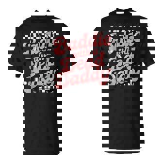 Baddie With A Dead Daddy Tank Top T-Shirt | Mazezy