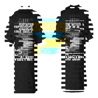 Bahamas Independence Day Bahamas 50th Celebration Women Kids Men T-Shirt | Mazezy