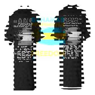 Bahamas Independence Day July 1973 Bahamian T-Shirt | Mazezy