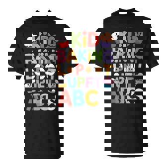 Baking Alphabet Cookies Cake Decorating Pastries T-Shirt | Mazezy