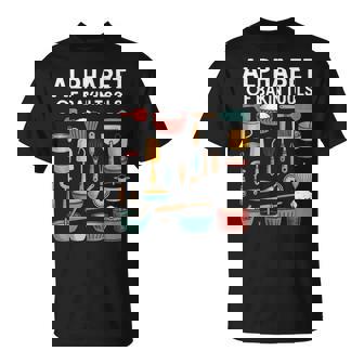 Baking Lover Baking Alphabet Cookies Fondant Cake T-Shirt | Mazezy