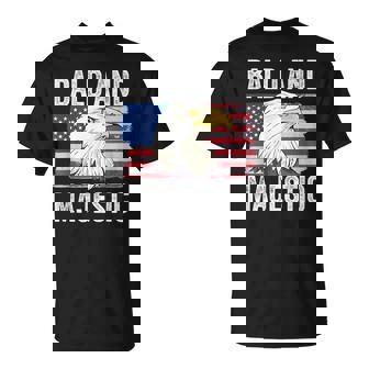 Bald And Majestic 4Th Of July Independence Day Bald Eagle T-Shirt - Monsterry