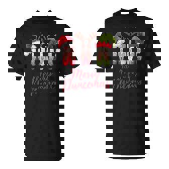 Ballet Dancer Ballerina Merry Dancemas Pointe Shoe Christmas T-Shirt | Mazezy