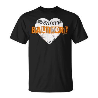 Baltimore Baseball Retro Vintage Baseball Lover T-Shirt - Thegiftio UK