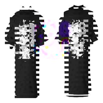 Bambina Di 8 Anni Gatto Unicorno 8° Compleanno Maglietta - Novitaregali