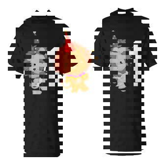 Bambino 1 Annoecchio Bambino Compleanno Divertente Leone Animale Compleanno 1 Maglietta - Novitaregali