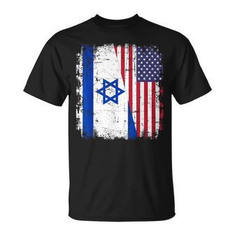 Bandera De Israel Usa Camiseta unisex - Regaloses