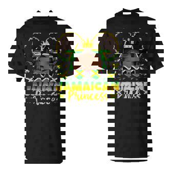 Bandera De Jamaica De Princesa Jamaica Afro Jamaicana Para Niñas Y Es Camiseta unisex - Regaloses