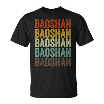 Baoshan China Retro Vintage T-Shirt | Mazezy
