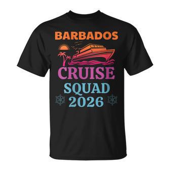 Barbados Cruise Squad 2026 Cruising Essentials Trip T-Shirt | Mazezy