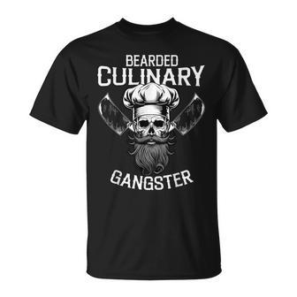 Barbudo Gángster Gangster Chef Gurú De Cocinaintage Camiseta unisex - Regaloses