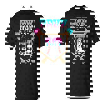 Baseball 10 Year Old Ice Cream Drip 10Th Birthday Boy Player T-Shirt - Seseable