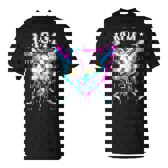 Baseball Ice Cream Drip Mom Of The Birthday Boy Family T-Shirt | Mazezy