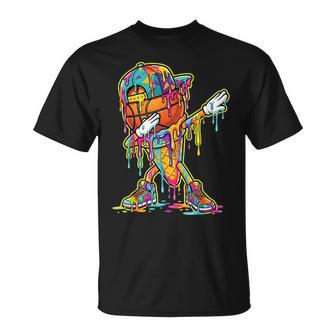Basketball Ice Cream Dripping Dabbing Basketball Drip Boys T-Shirt - Monsterry