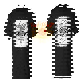 Basketball Mom Bleached Leopard 母の日 バスケットボール ママ Tシャツ - Kawaiitshirt