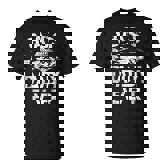 Bass Daddy Ever Fishing Daddy Father's Day Tシャツ - Kawaiitshirt