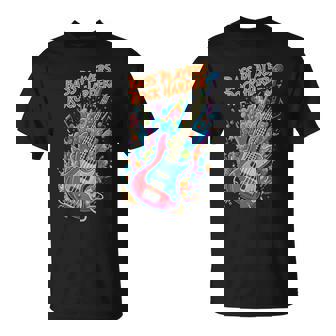 Bass Players Rock Harder Music Lifestyle T-Shirt | Mazezy