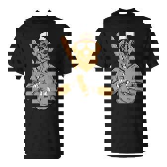 Beagle Baseball Dog Lovers Sports Player Tee T-Shirt | Mazezy