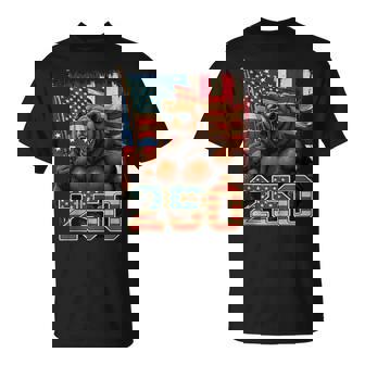 Bear USA 4th Of July American Flag Patriotic Tank Top T-Shirt | Mazezy