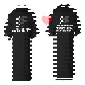 Beetle Love Cute Favorite Bug Insect Entomology Fan T-Shirt | Mazezy