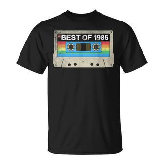 Best Of 1986 – Cumpleaños Hombre Born En 1986 Camiseta unisex - Regaloses