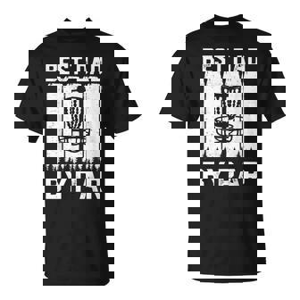 Best Dad By Bar For Disc Golf Lovers Father's Day T-Shirt | Mazezy