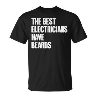 The Best Electricians Have Beards T-Shirt - Thegiftio
